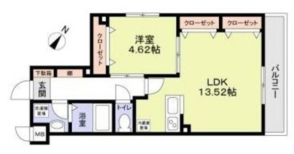 ミリアビタ大森台の物件間取画像